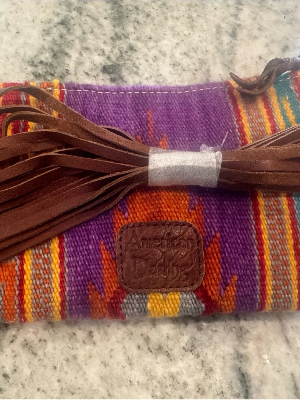 American Darling woven leather